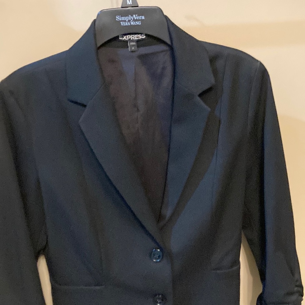 Express Black Blazer Tailored Suit Jacket
